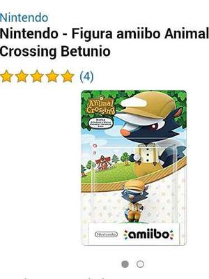 Figura De Amiibo Animal Crossing Betunio
