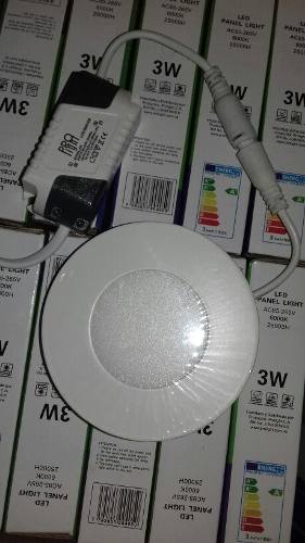 Lampara Bombillo Led Panel 3w Spot Ojo De Buey Ultraplanas