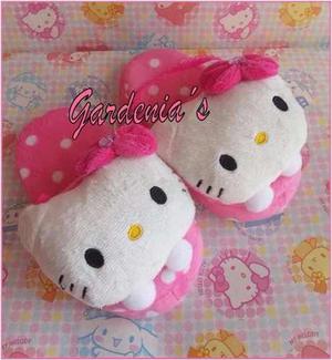 Pantuflas Hello Kitty Pequeñas Para Niñas
