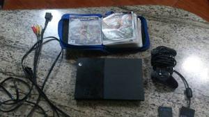 Playstation2 Consola Negra+1control+ 40 Juegos