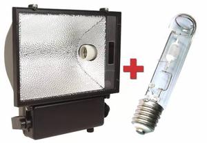 Reflector Metal Halide 400w Con Bombillo Corriente Directa