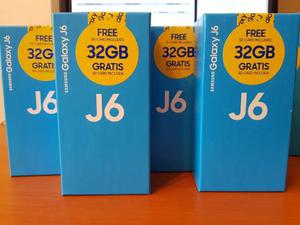 Samsung J6 32gb Nuevos+microsd 32gb, Tienda