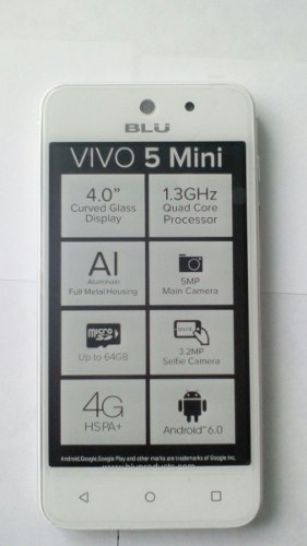 Telefono Celular Blu Vivo 5 Mini 8gb Android 6.0 Dual Sim