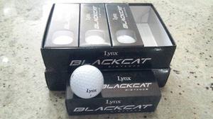 Caja De Pelotas D Golf 12 Unidades Blackcat Lynx Profesional