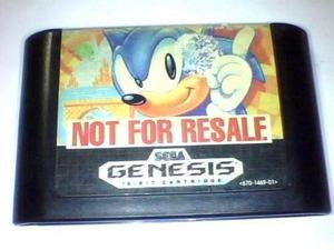 Juego De Sega Sonic Genesis