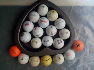 Pelotas (20) Golf Coleccionables Con Propagada De Productos