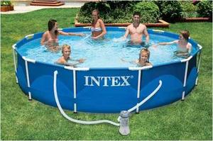 Piscina Intex 3,66 Cm X 76 Cm Con Filtro.