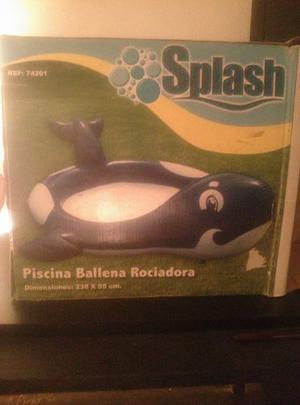 Piscina Splash Dimensiones 238x55cm Ballena