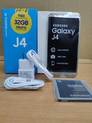 Samsung Galaxy J4 + Forro + Microsd 32 Gb / Nuevo / Garantia