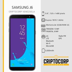 Samsung J6 32gb + Microsd 32gb Gratis Nuevos