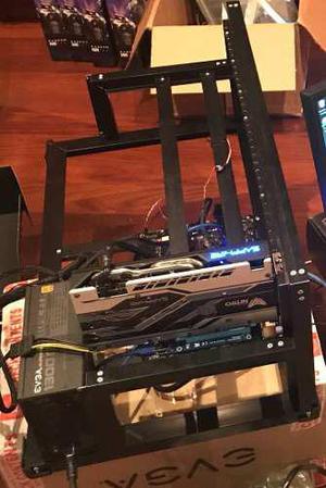 Case Abierto Rack Mineros 6, 8, Gpus Fabricamos A Tu Medida