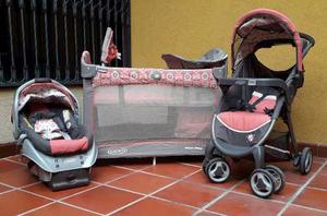 Combo Corral, Coche, Porta Bebe Y Esterilizador