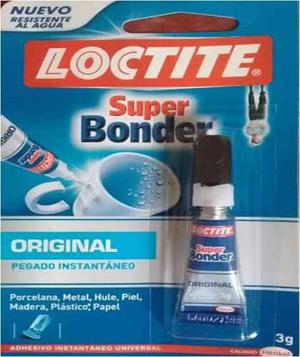 Pega Loctite Super Bonder 3g.