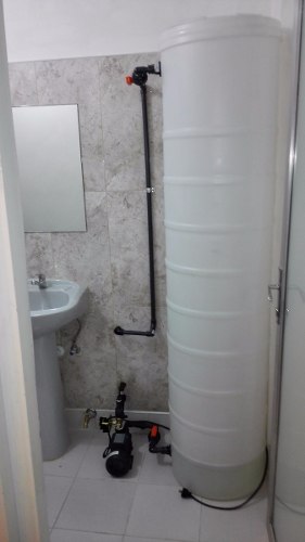 Tanque De Agua Cilíndricos Sistema Completo Apartamento