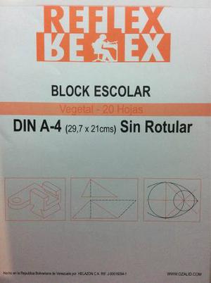 Block Sin Rotular Din A-4