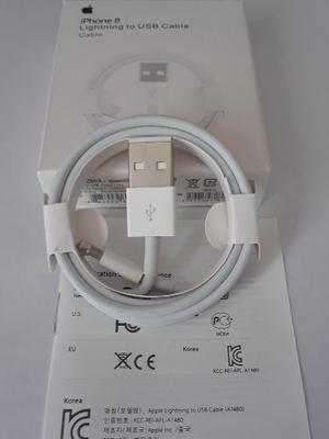 Cable Iphone 5 5s 6 6s 7 8 X Lightning Usb Certificado Apple