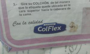 Colchon Individual Colflex Con Box Nuevo
