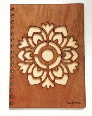 Cuaderno Mandala Talotita Original Mdf Alpes Laser 6.95