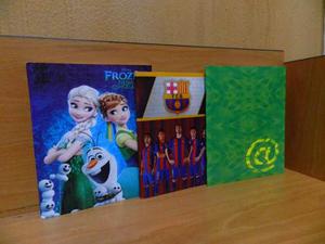 Cuadernos Grapados Frozen Barcelona Y Unisex