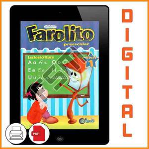 Farolito Preescolar Lectoescritura Primer Nivel 1 - Digital