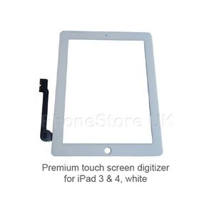 Mica Ipad 3 4 Touchscreen Glass Blanco Reemplazo Nueva Apple