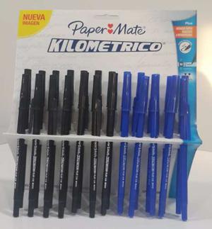 Bolígrafos Paper Mate Kilometrico Plus (blister×24),