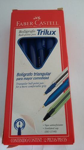 Boligrafo Faber Castell Trilux 030 Azul