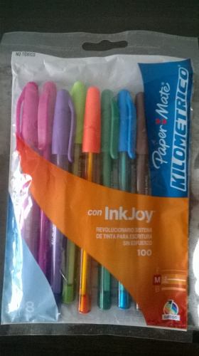 Boligrafos Colores Inkjoy 100 Paper Mate