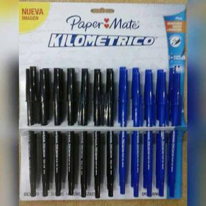 Boligrafos Papermate Negro Y Azul Blister De 24 Unidades