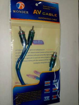 Cable Y Rca 2 Machos 1 Hembra - 2 Hembras 1 Macho