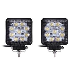 Faros Led Avec 27w Cuadrado Para Rusticos Machito Etc