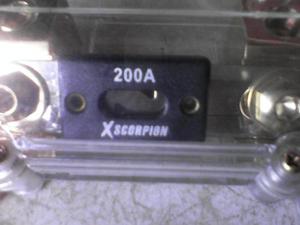 Fusilera Y Fusibles Termico Car Audio Xscorpion 200 Amp