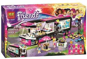 Lego Friends Bela  Pop Star Tour Bus. 684 Piezas