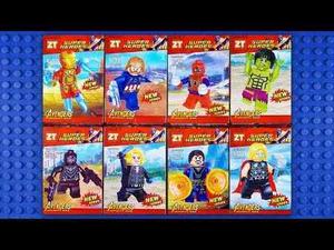 Lego Super Heroes Niños Juguete Thor Capitan Hulk