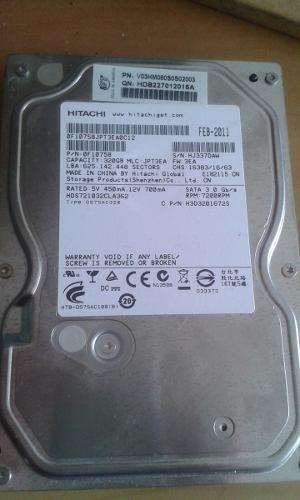 Disco Duro Interno 320g. Sata 3.0. Rpm rpm Marca Hitachi