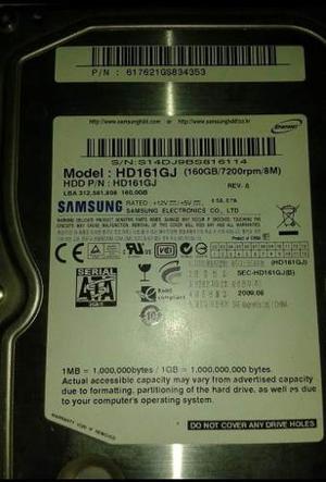 Disco Duro Samsung 160gb