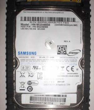 Disco Duro Samsung 320gb Sata Para Laptop rpm
