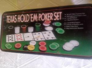 Juego De Mesa Set De Poker Texas Holdem