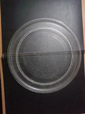 Plato De Vidrio Para Microondas Y Tapa Pyrex