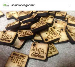 Dijes Identificadores Acrilico Mdf Personalizados