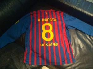 Franela De Futbol, Barcelona Futbol Club. Andres Iniesta 8