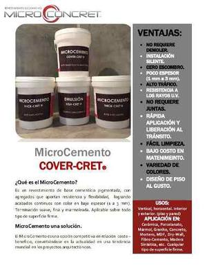 Microcemento Cover-cret® (kit De 8 M2) Venta De Material