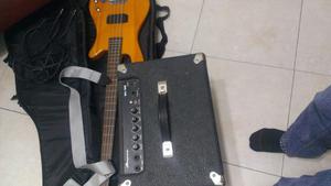 Vendo Bajo Marca Warwick, Con Un Amplificador Marca Ampeg