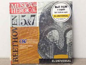 Cd Música Beethoven Serie Música Heroica Sinfonía N° 5y7