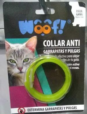 Collar Antipulgas Woof Gatos 30 X 1 Cm (g)