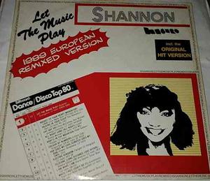 Disco Vinyl Importado: Shannon Let's The Music Play - Rmx