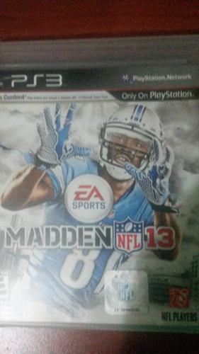 Juego Fisico Madden Nfl 13 Ps3
