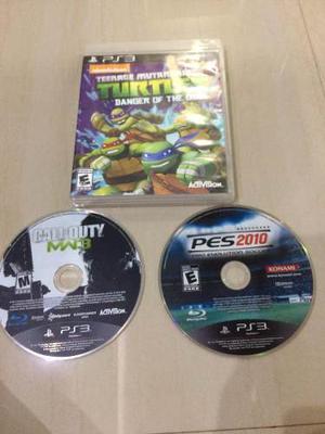 Juego Ps3 Call Of Duty Pes Turtles
