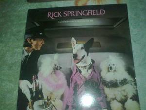 Lp Disco De Vinil Acetato Rick Springfield (importados)