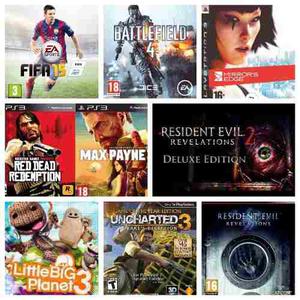 Pack De 9 Juegos Digitales Ps3 Excelentes Títulos Clásicos